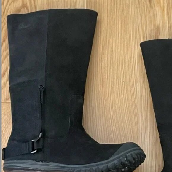 Sorel Tall Suede / Leather Moto Riding Boots Size 8 - Picture 4 of 4